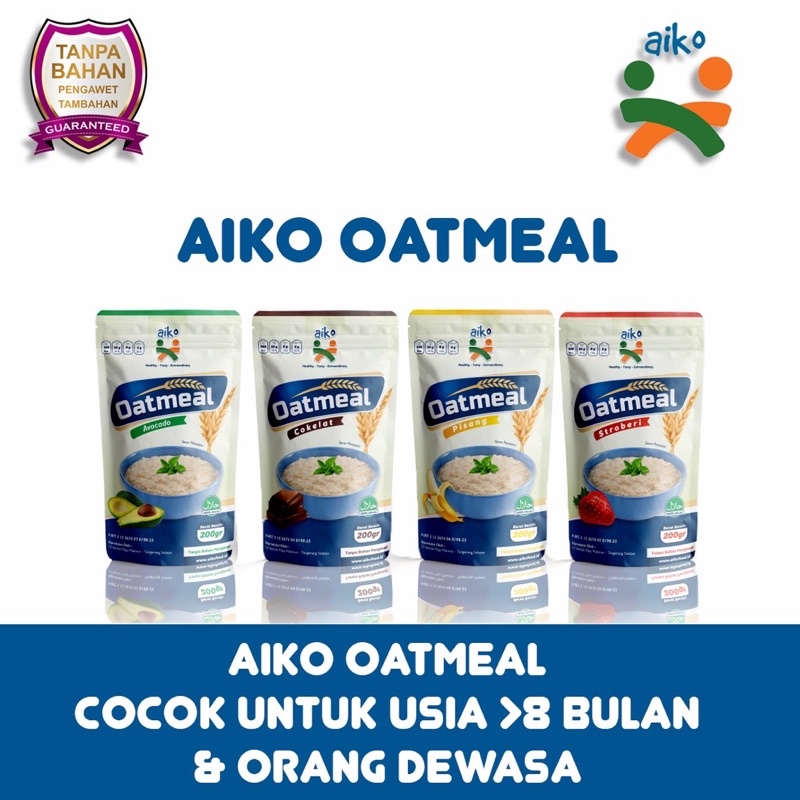 Aiko oatmeal - oatmeal Mpasi bayi