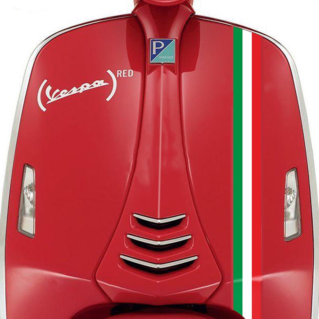 Sepeda Motor Depan Stiker Reflektif Italia Stiker Piaggio Vespa LXV GTS 150 250 300 Super Sport Stiker