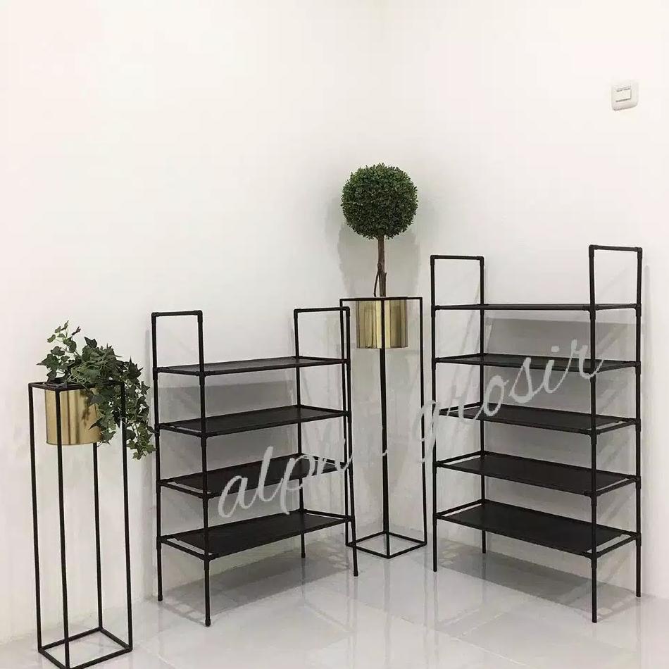 Rak Sepatu 4 Susun / 5 Susun Mudah Di Bongkar Pasang ::..