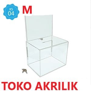 

Acrylic Kotak Saran Akrilik KS04M #BISAGOJEK