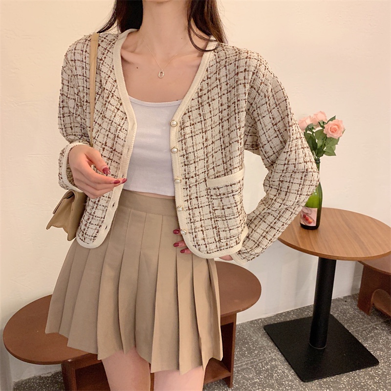 Jaket Wanita Terbaru Lengan Panjang Jacket Korean Style Outer Crop