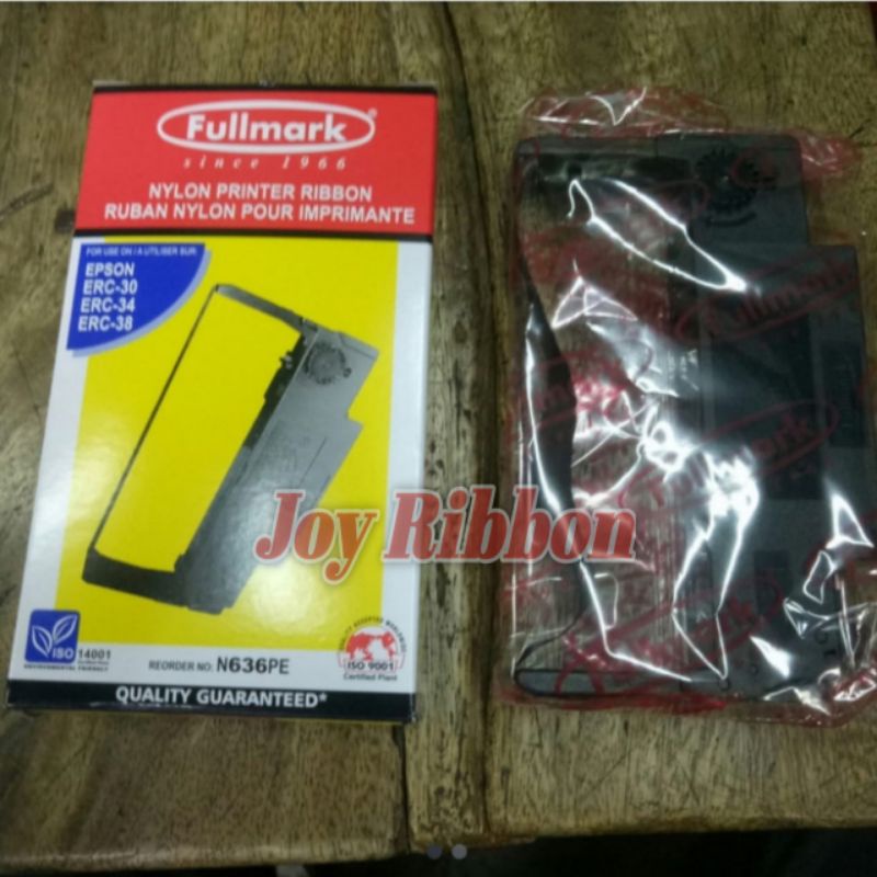 Pita ribbon Cartri ERC 38 TMU 220 Merk Fullmark Warna Biru