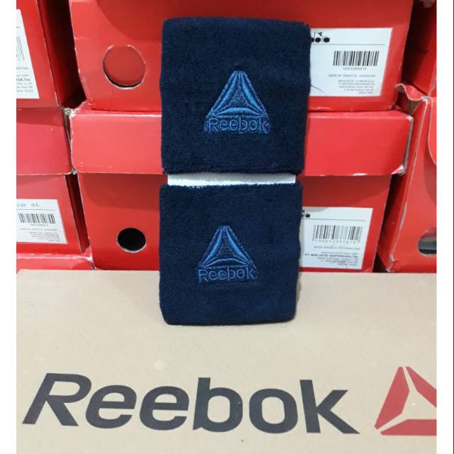 WRISTBAND REEBOK navy isi 2pcs