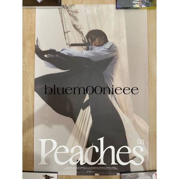 [Booked] Rolled Poster Roll Rol Roled Album Kai Jongin EXO Peaches Kissess ver Photobook Asli Ori Of