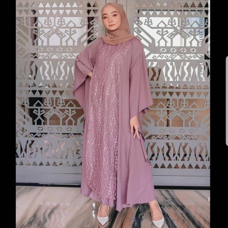 AUREL DRESS / GAMIS KONDANGAN / DRESS MURAH / Gamis Wanita Premium