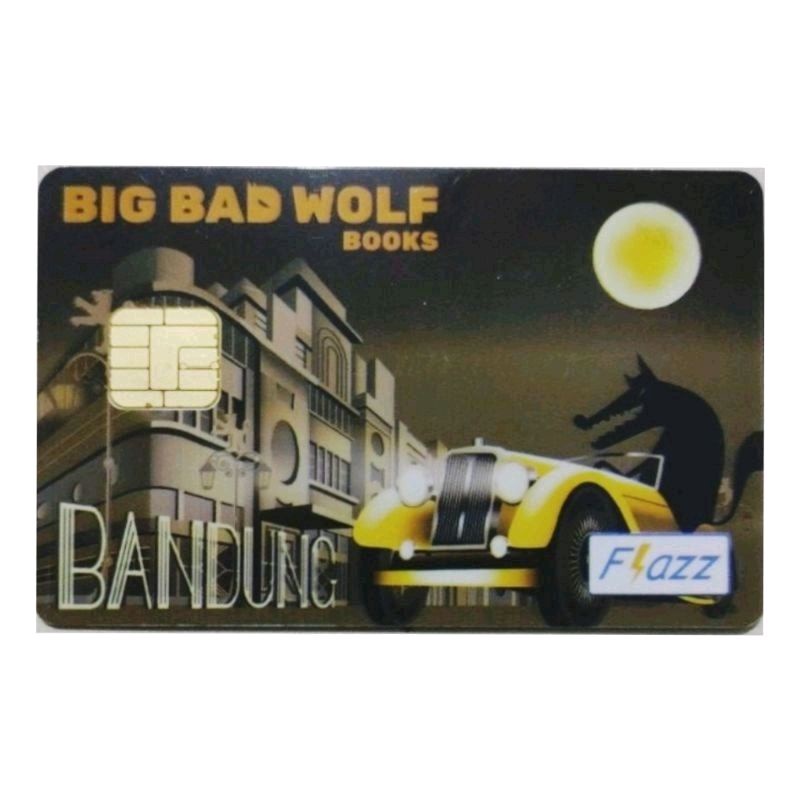 BCA Flazz BIG BAD WOLF books ORI /Like eTOLL eMONEY Tapcash or Brizzi