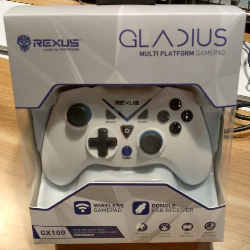 Gamepad Rexus Gladius GX100 Wireless - Gaming Joystick - Garansi Resmi