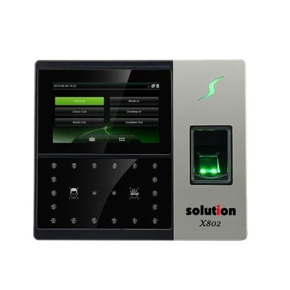 Mesin Absen Absensi Finger Print Sidik Jari Wajah Solution X-802 X802