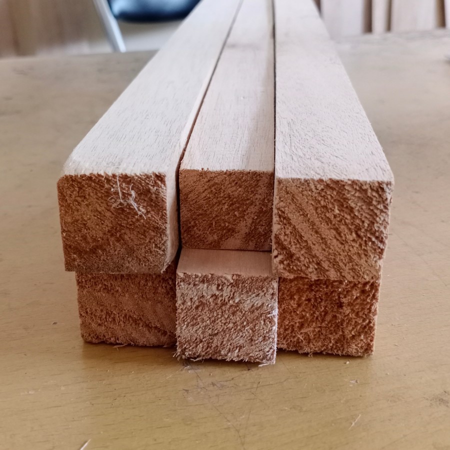 3x3 Kayu balsa stick 30mm x 30mm Balsa Reng balsa 3CM balsa maket