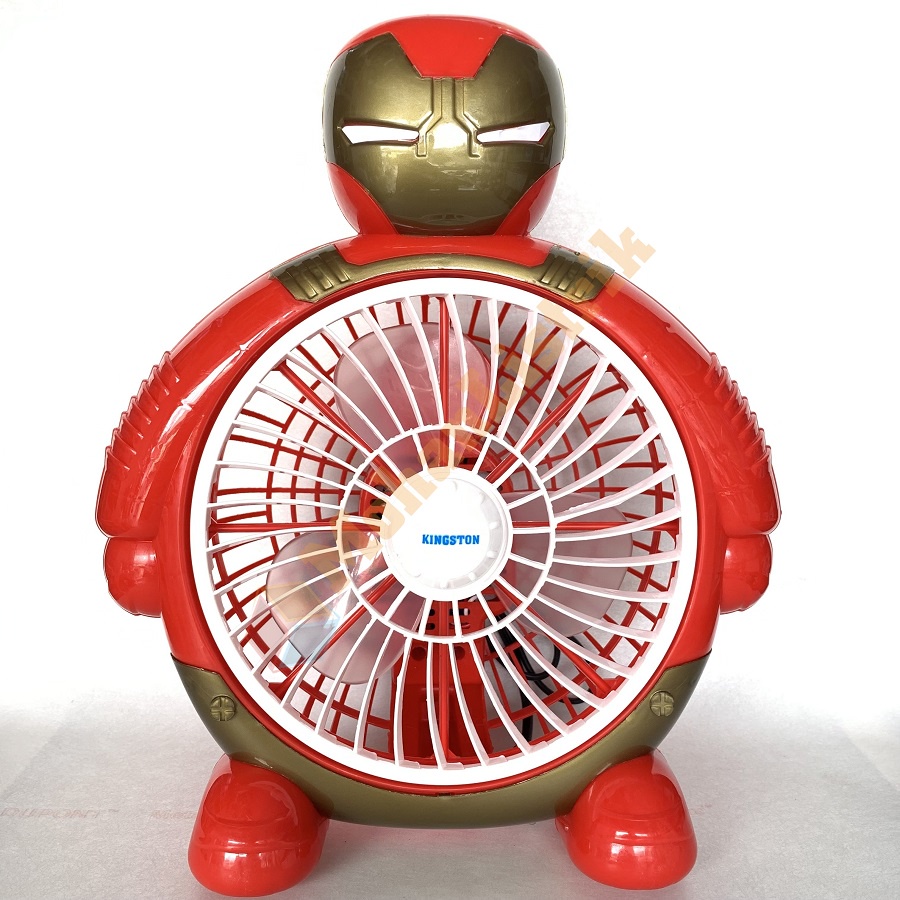 Kipas Angin Karakter Kartun Iron Man 10&quot; 10inch Box Fan Karakter Lucu