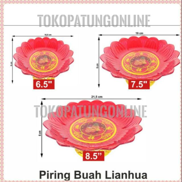 Piring Buah Lianhua Teratai