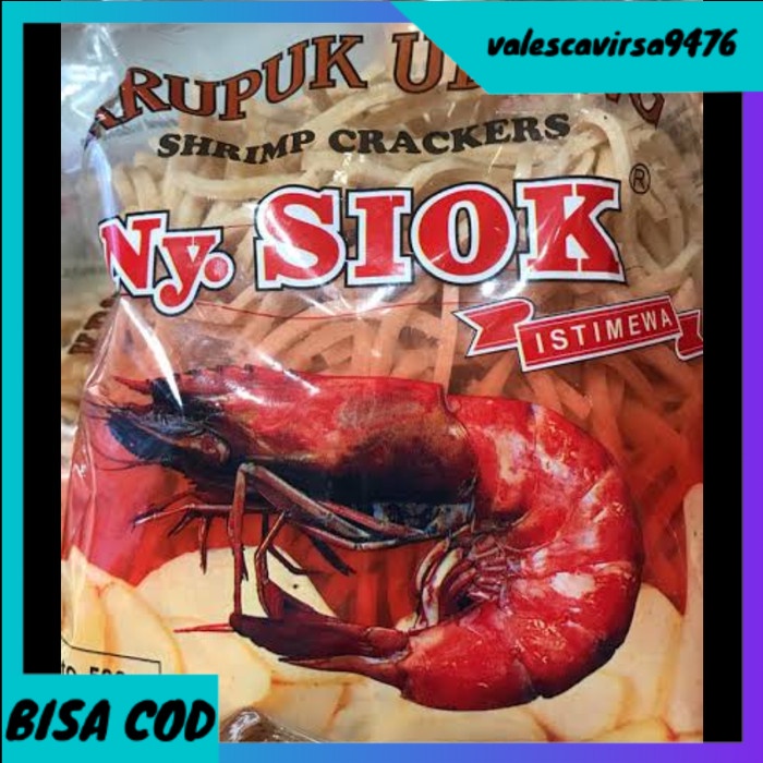 

⭐BISA COD⭐ Kerupuk / krupuk Udang Stik Nyonya/ Ny.Siok Termurah (Free Bubble)