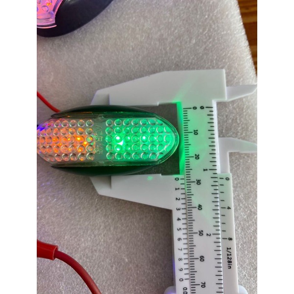 lampu bak truk 12 volt  24 volt model ulat bulu OVAL KECIL