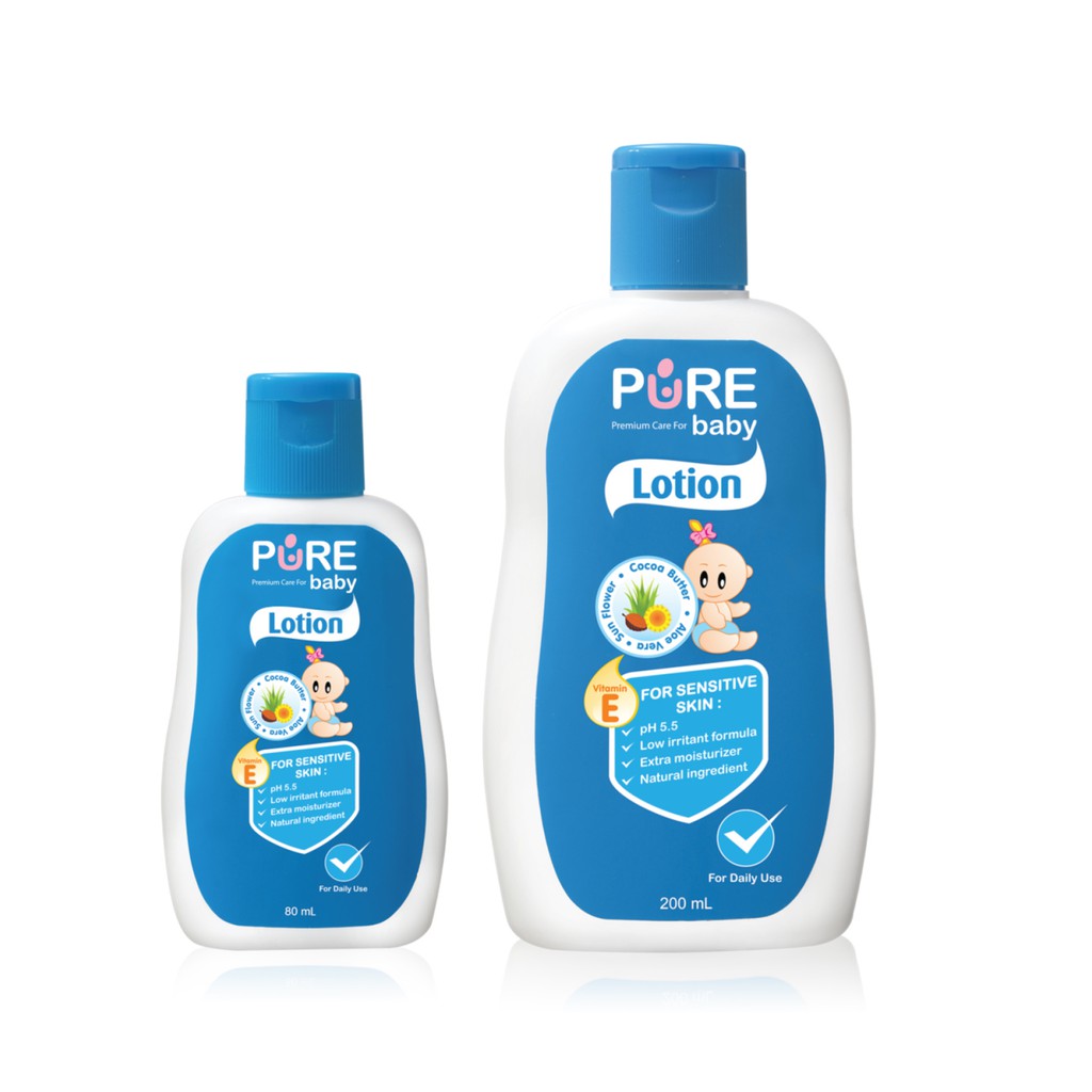 Pure Baby Lotion 200 ml / Pure BB Body Lotion 200ml / PURE BB PREMIUM CARE