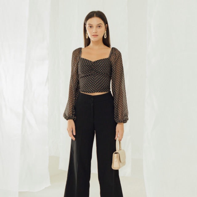 Oudre Leona Top in Black size M/L
