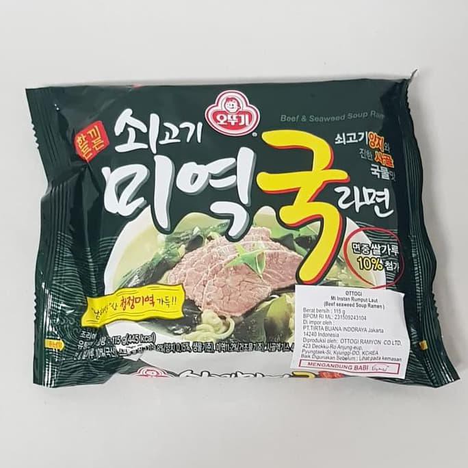 

OTTOGI BEEF SEAWEED SOUP RAMEN | NON HALAL 115 GR