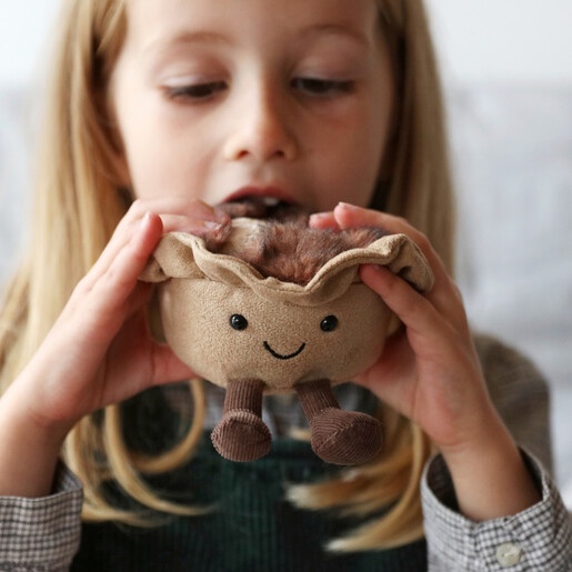 pabrik branded j3llycat Amuseable mince pie kue Plush Soft Toy minuman makanan Sayuran kue fruit bua