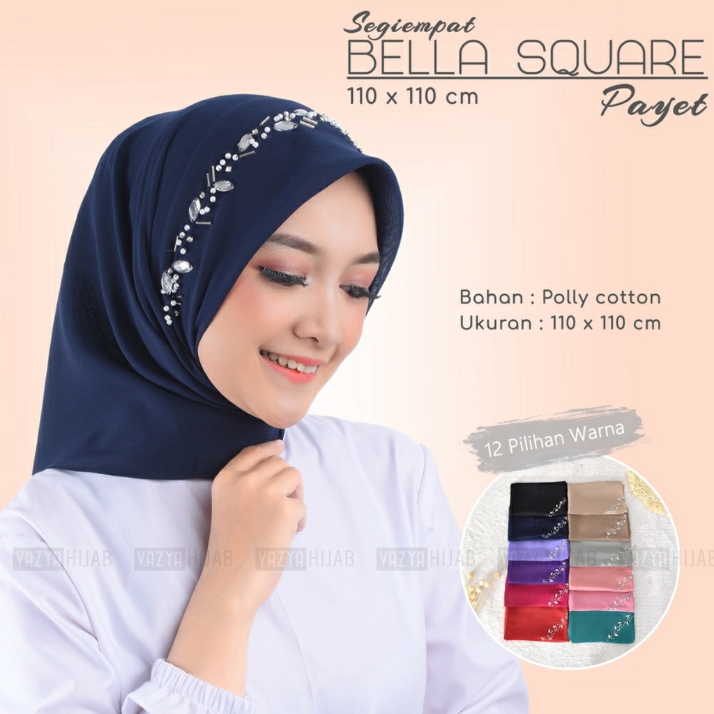 JILBAB BELLA PAYET SEGI EMPAT/HIJAB BELLA PAYET/ HIJAB PAYET BANDO/JILBAB SEGI EMPAT TERBARU