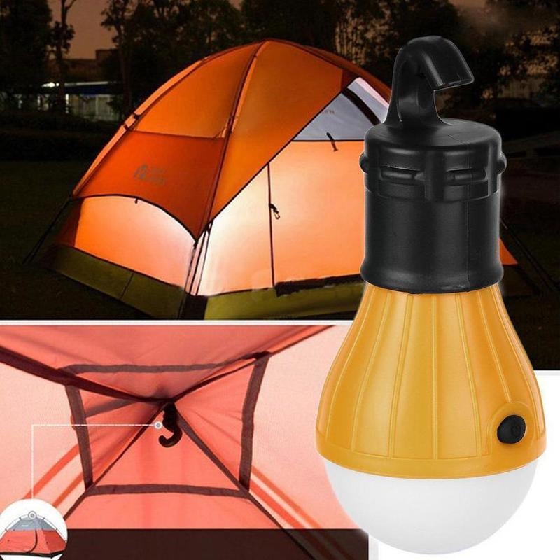 Lampu Gantung 3 LED Portable Untuk Camping / Outdoor / Memancing