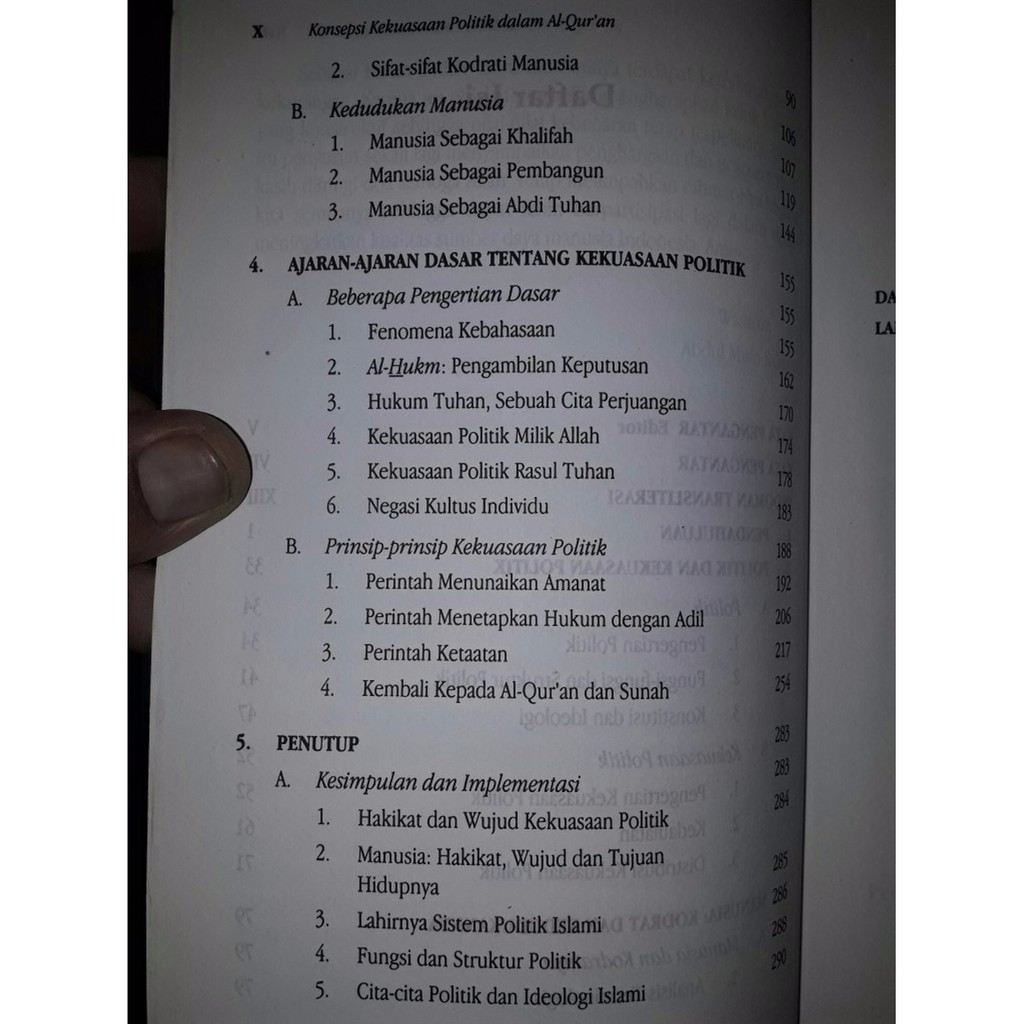 Fiqih Siyasah Konsepsi Kekuasaan Politik Dalam Al-quran BPBN