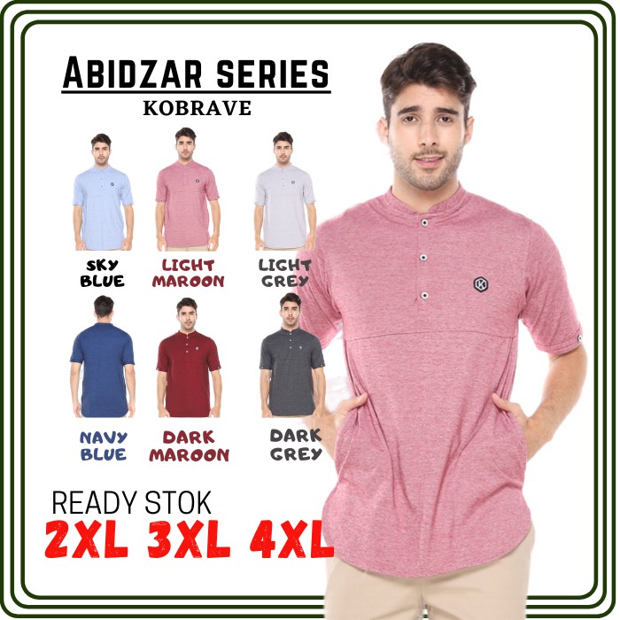 Koko Kaos KOBRAVE ABIDZAR | Koko Pria Muslim Series Premium ( BISA COD )