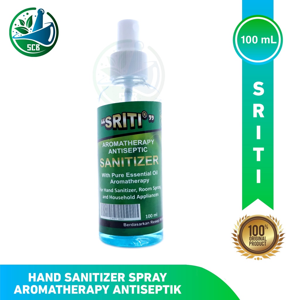 Sriti Hand Sanitizer Spray 100 mL - Antiseptik Aromatherapy