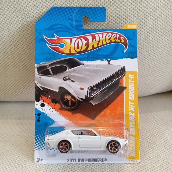 Hotwheels 2011 HW Premiere Nissan Skyline HT 2000GTR White New Models
