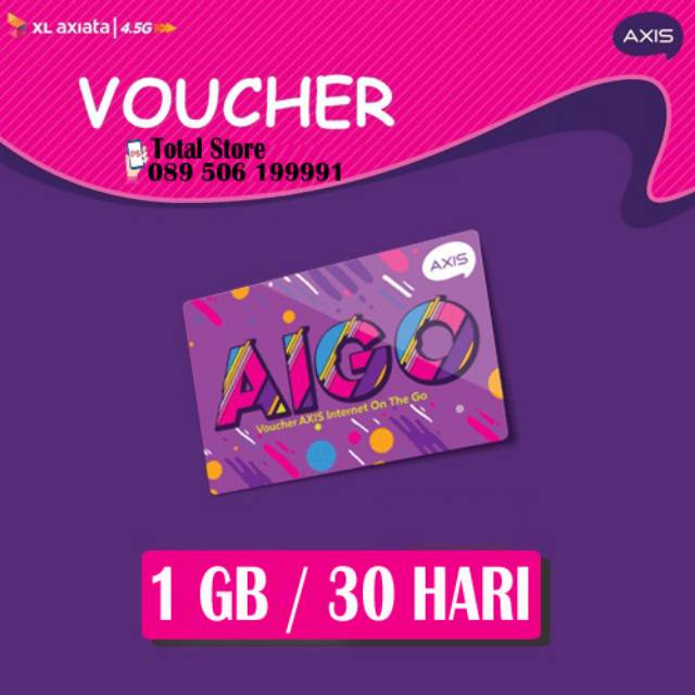 VOUCHER AXIS (AIGO) 1GB SEBULAN