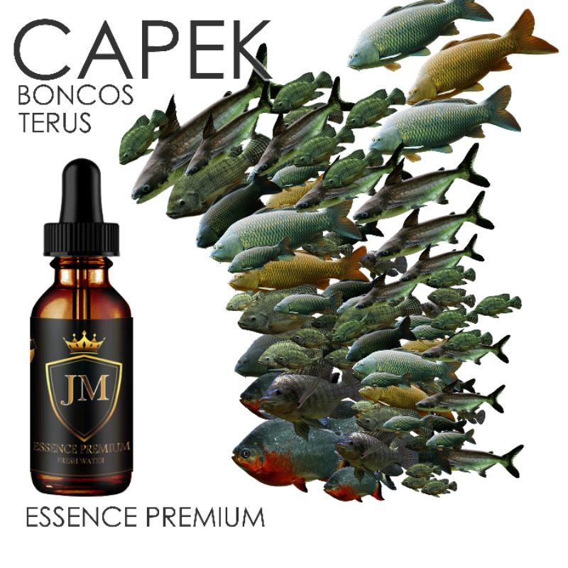 Essence JM PREMIUM 60ML / Essen anti boncos / essen ikan original - TERLARIS
