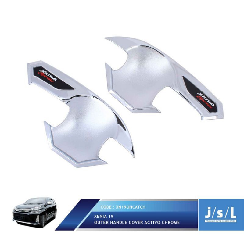 Mangkok Pintu New Xenia 2019 Outer Handle Cover Activo Chrome