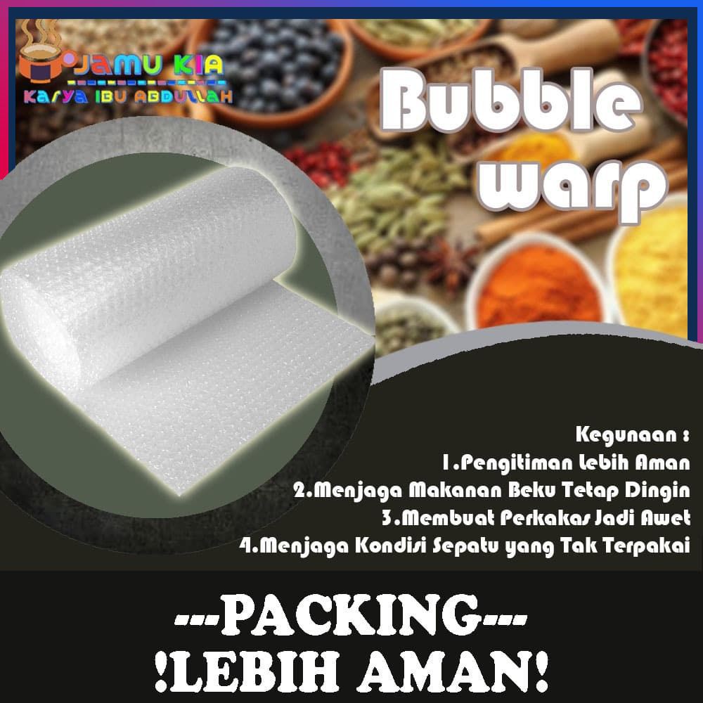 

BARANG KIRIMAN LEBIH TERJAGA DAN ANTI GUNCANGAN BUBBLE WARP PACKING TAMBAHAN BARANG LEBIH AMAN