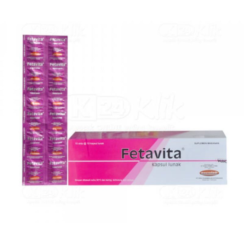 FETAVITA 1 STRIP NUTRISI KEHAMILAN VITAMIN KEHAMILAN