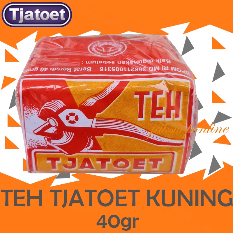 

Tjatoet Kuning Jasmine Tea Bubuk 40Gram - 2 Tang Teh Melati Awur Tubruk 40 gr 40gr 40 gram - Catut