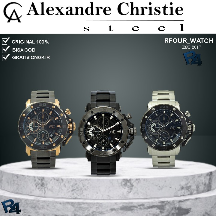 ALEXANDRE CHRISTIE PRIA ORIGINAL JAM ALEXANDER CHRISTIE PRIA JAM TANGAN ALEXANDER CRISTIE  9205