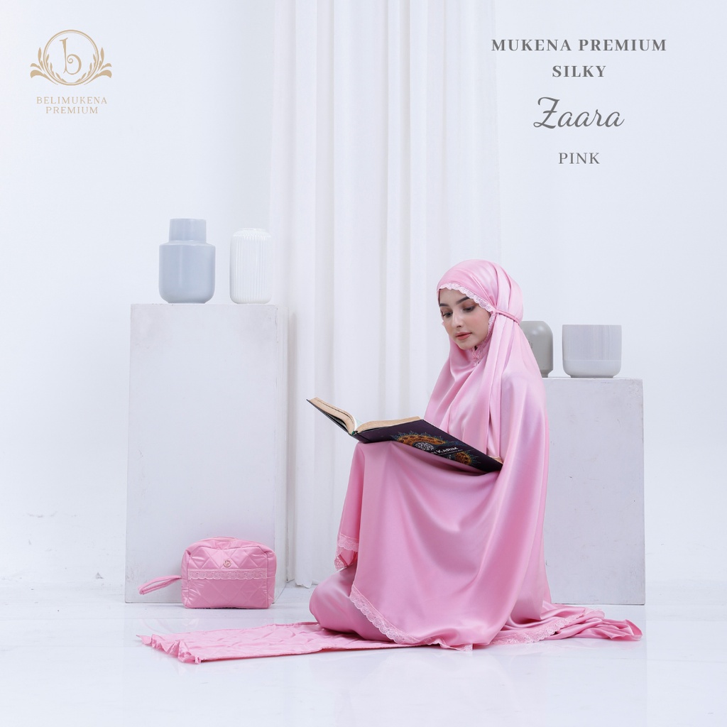 Mukena Dewasa 2in1 Premium Zaara Silky Set Sajadah