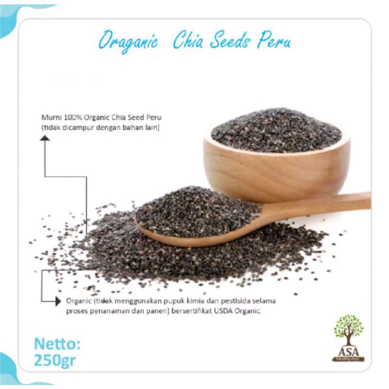 

organic chia seed Peru 50-100 gr