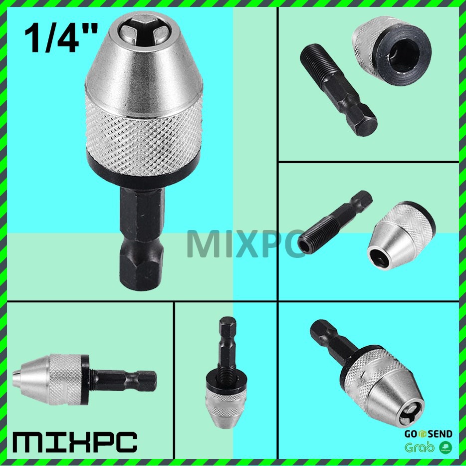 Kepala Bor Keyless Drill Chuck