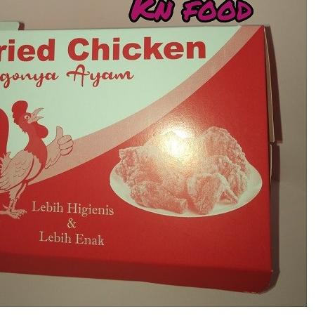 

➪ Box Fried Chicken - Kardus Fried Chicken - Dus Fried Chicken - 100 pc ▲