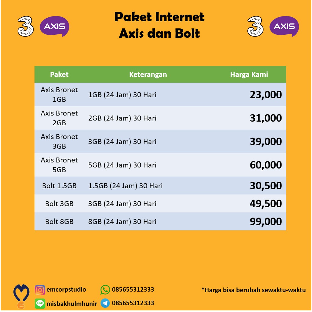 Paket Internet Data Bolt Paling Murah Shopee Indonesia