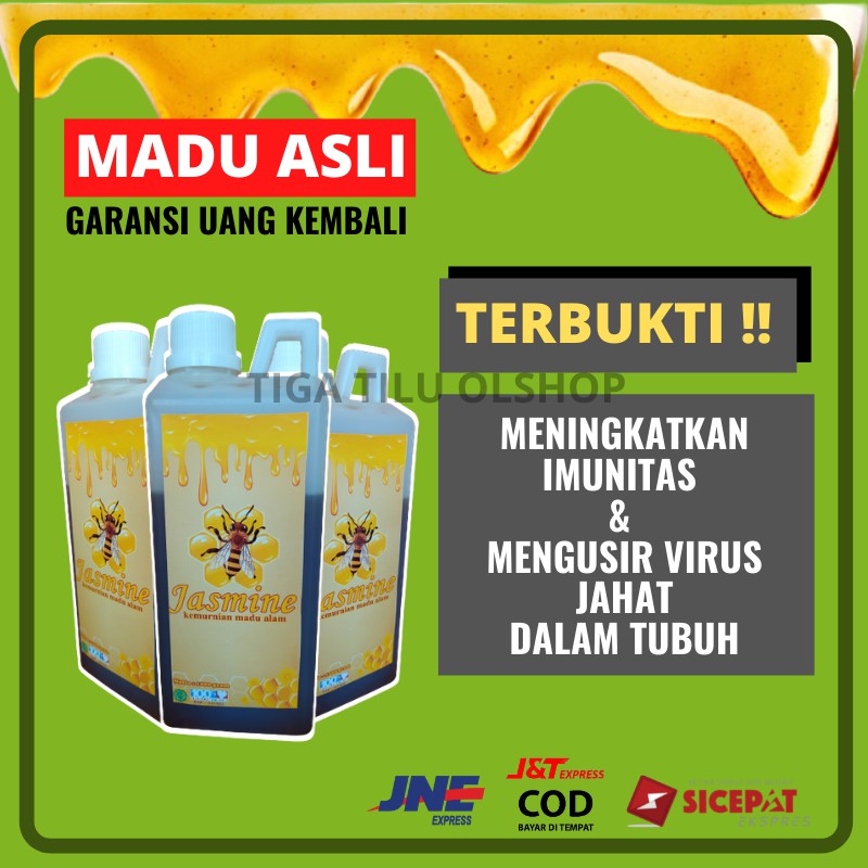 

Madu Murni Madu Asli Hutan Madu Multiflora Madu Honey Jasmine Minuman Herbal Kesehatan Premium 1kg