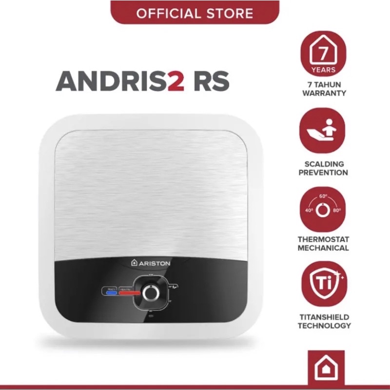 Jual Ariston Water Heater Andris2 RS 15 Liter | Shopee Indonesia