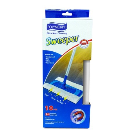 ALAT PEL SWEEPER STICK MOP DAN TISSUE MAGIC CLEAN &amp; DRY [SWEETSPACE]