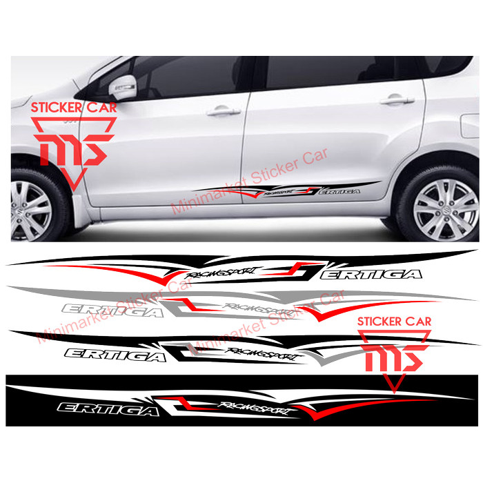 stiker ertiga sticker mobil suzuki ertiga racing sport list body Keren