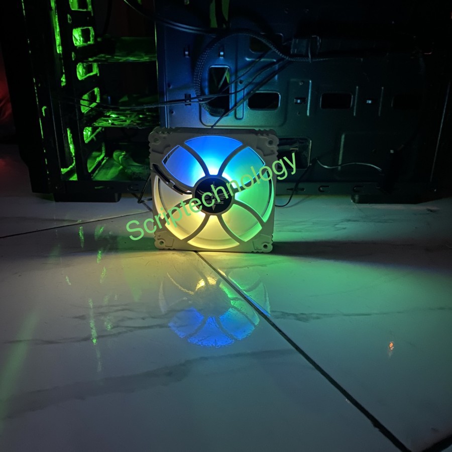 Fan Casing 12CM NYK Blade Rainbow RGB Illumination Fan Case