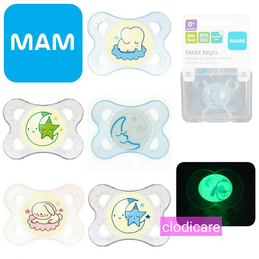 mam night pacifier