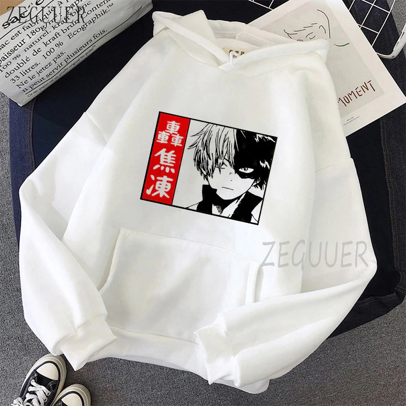 Hoodie Todoroki Shoto White