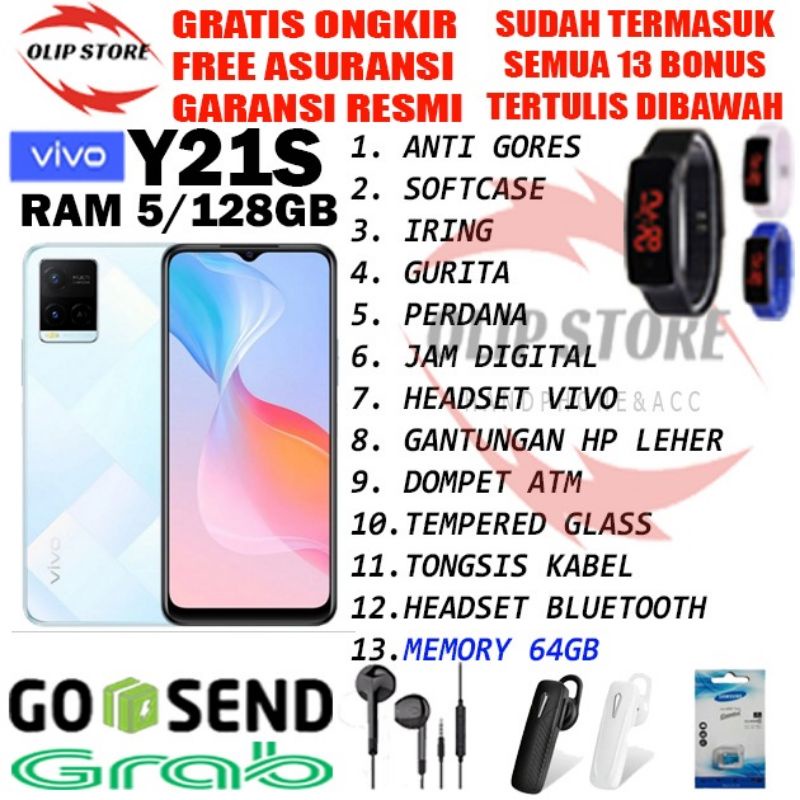 VIVO Y21s&Y21 RAM 5/128 garansi resmi vivo