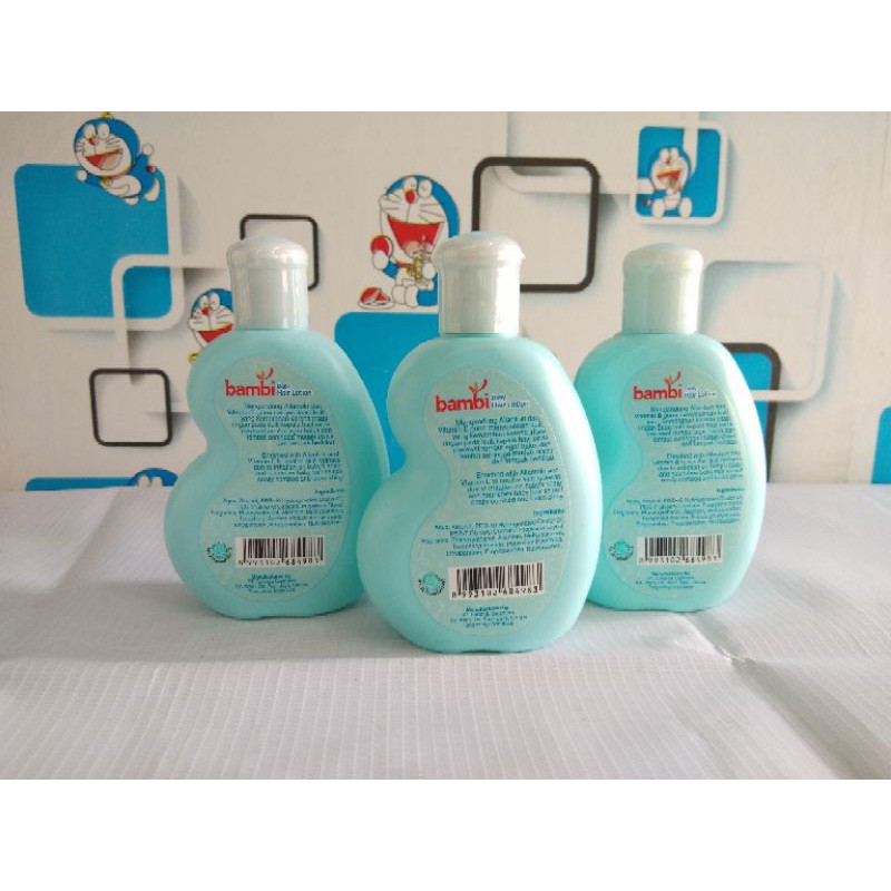 Bambi Baby Hair Lotion with Allontoin &amp; Vit E lotion rambut bayi 100 ml