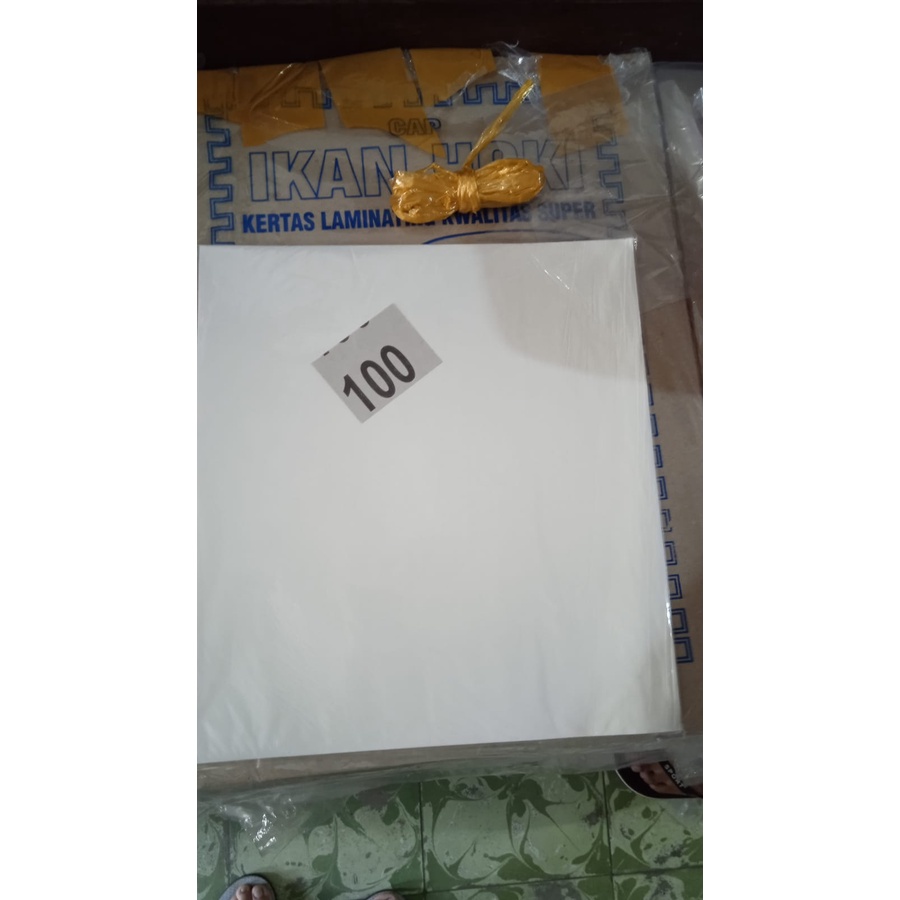 Kertas Nasi KFC / Kertas Bungkus Nasi Anti Panas Putih