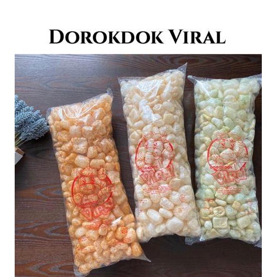 

Dorokdokviral/Kerupuk Kulit Non MSG Pedes Ukuran L